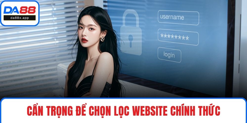Cẩn trọng để chọn lọc website chính thức